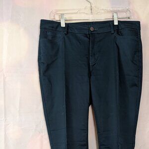 Doncaster Dark Green Straight Leg Pants